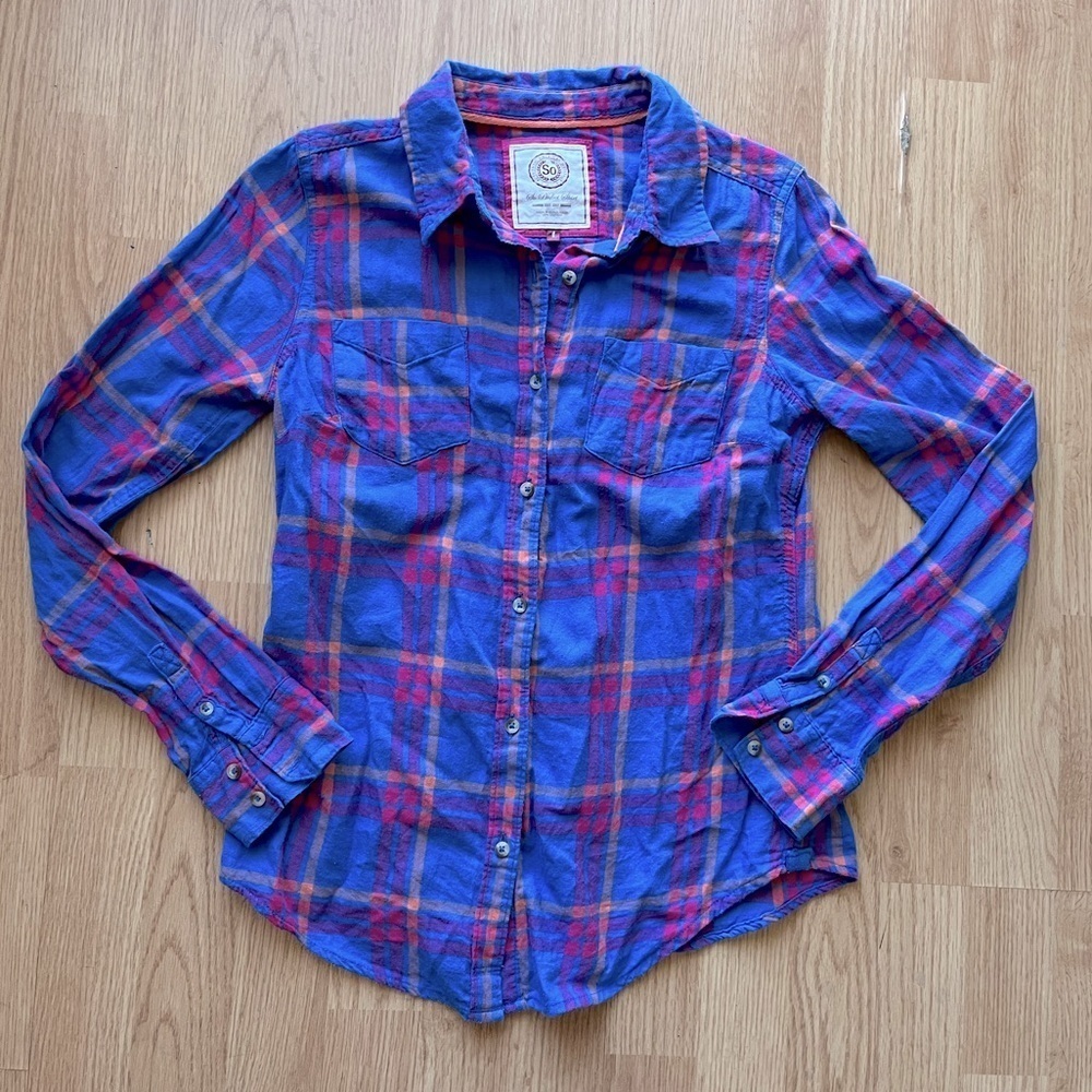 SO Flannel Button Down